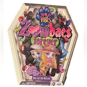 Wild Vibes Zombaes Forever Big Cat Un-Rescue Playset with Figures